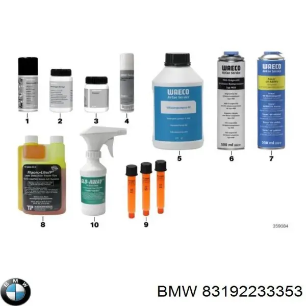 Filtr kabiny 83192233353 BMW