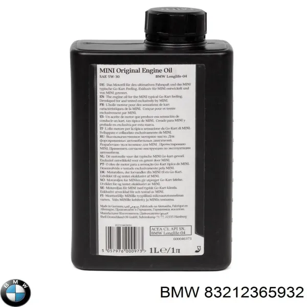 83212365932 BMW Olej do silnika