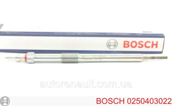 Świeca żarowa 0250403022 Bosch