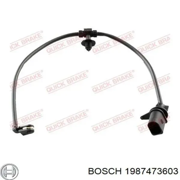 Czujnik zużycia klocków hamulcowych tylny 1987473603 Bosch