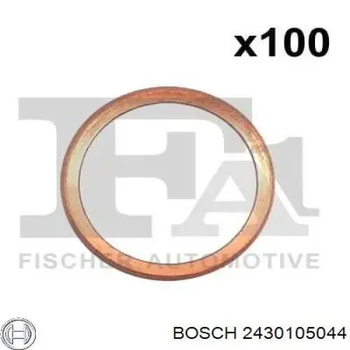 Pierścień uszczelniający wtryskiwacza 2430105044 Bosch