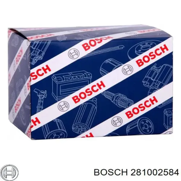 Regulator ciśnienia paliwa w listwie paliwowej 281002584 Bosch