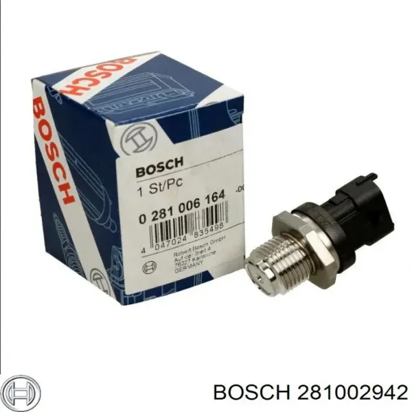 Czujnik ciśnienia paliwa 281002942 Bosch