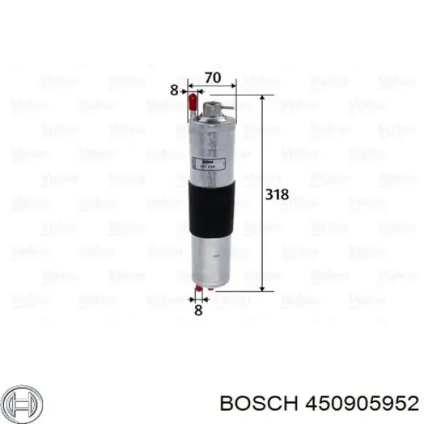 Filtr paliwa 450905952 Bosch