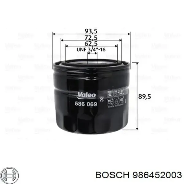 Filtr oleju 986452003 Bosch