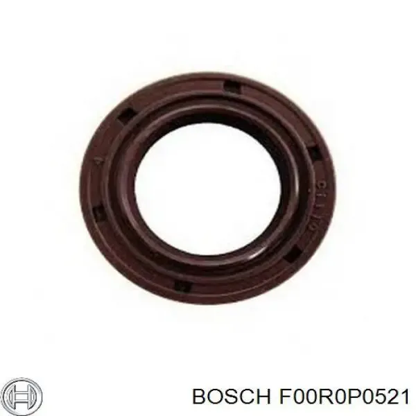 Uszczelniacz pompy wtryskowej F00R0P0521 Bosch