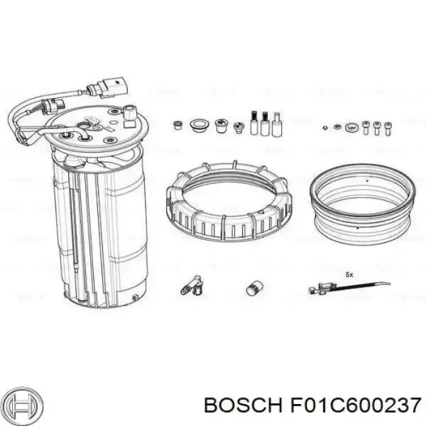 Blok podgrzewania paliwa F01C600237 Bosch