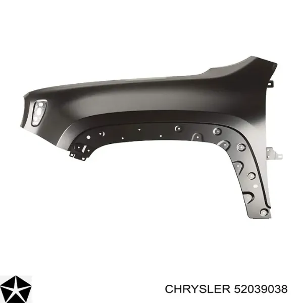 Błotnik przedni lewy 52039038 Chrysler