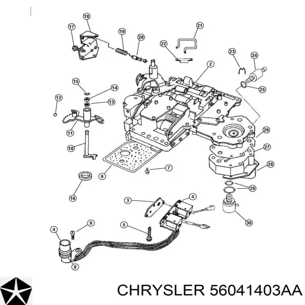 Czujnik ciśnienia oleju 56041403AA Chrysler
