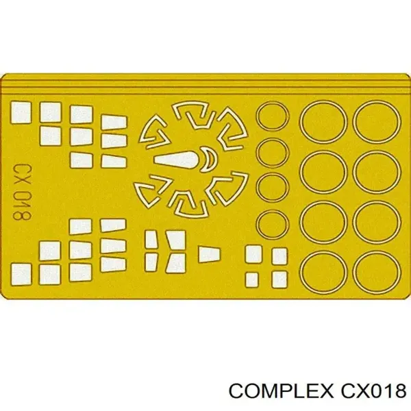 Łożysko piasty przedniej CX018 CX/Complex