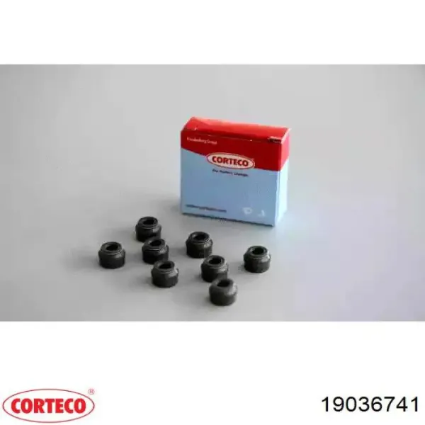 Uszczelniacz zaworu dolotowego/wylotowego, zestaw na silnik 19036741 Corteco