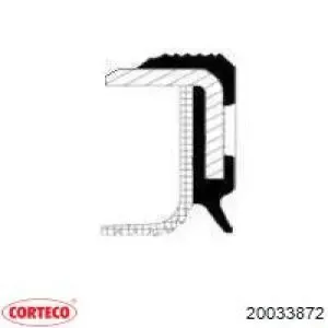 Uszczelniacz wału korbowego silnika tylny 20033872 Corteco