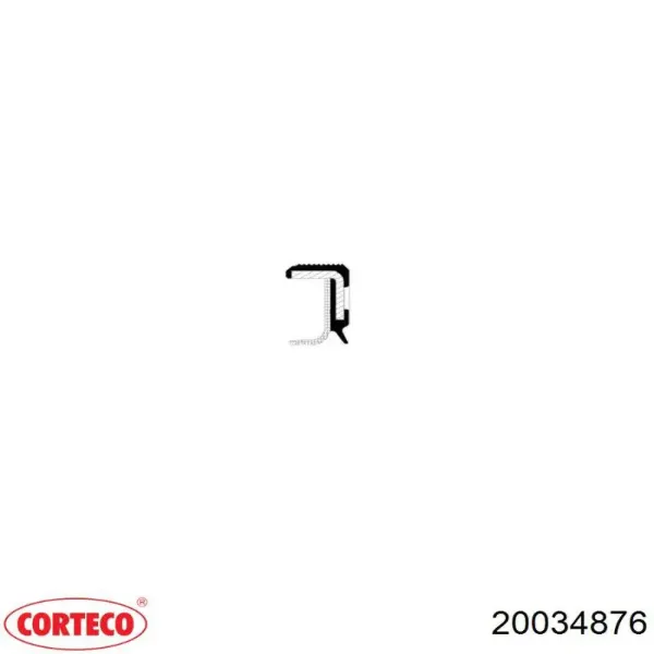Uszczelniacz wału korbowego przedni 20034876 Corteco