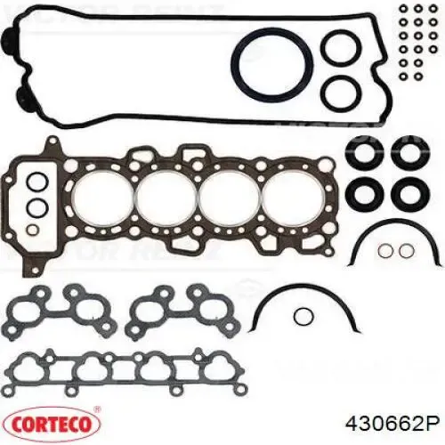 Zestaw uszczelek silnika pełny 430662P Corteco