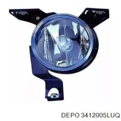 Lampa przeciwmgielna lewa 3412005LUQ Depo/Loro/Abakus