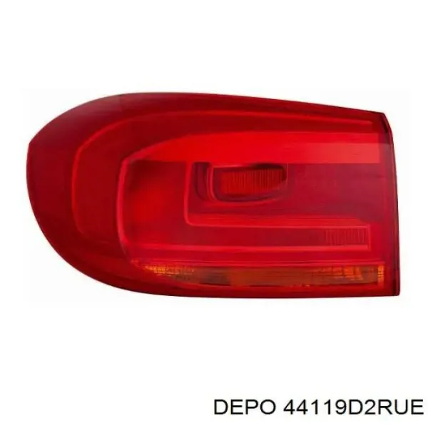Lampa zespolona tylna prawa zewnętrzna 44119D2RUE Depo/Loro/Abakus