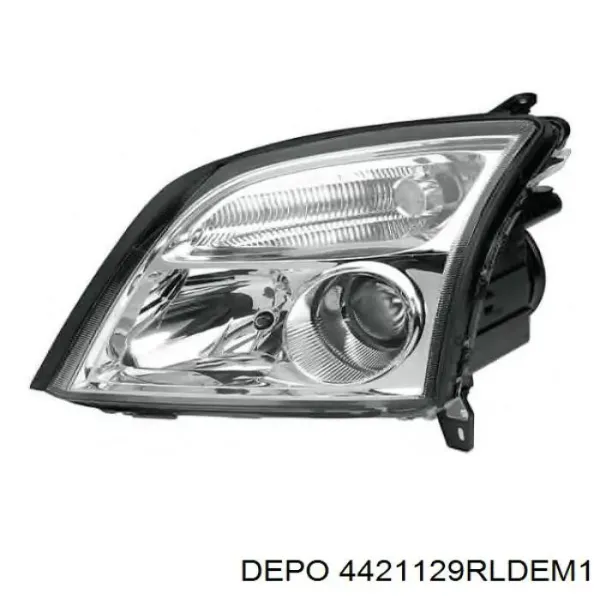 Reflektor prawy 4421129RLDEM1 Depo/Loro/Abakus