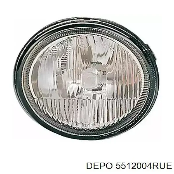 Lampa przeciwmgielna prawa 5512004RUE Depo/Loro/Abakus