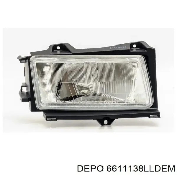Reflektor lewy 6611138LLDEM Depo/Loro/Abakus