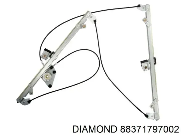 Mechanizm podnoszenia szyby drzwi przednich lewych 31837163 AND