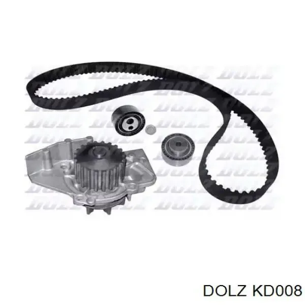 Pasek rozrządu, zestaw KD008 Dolz