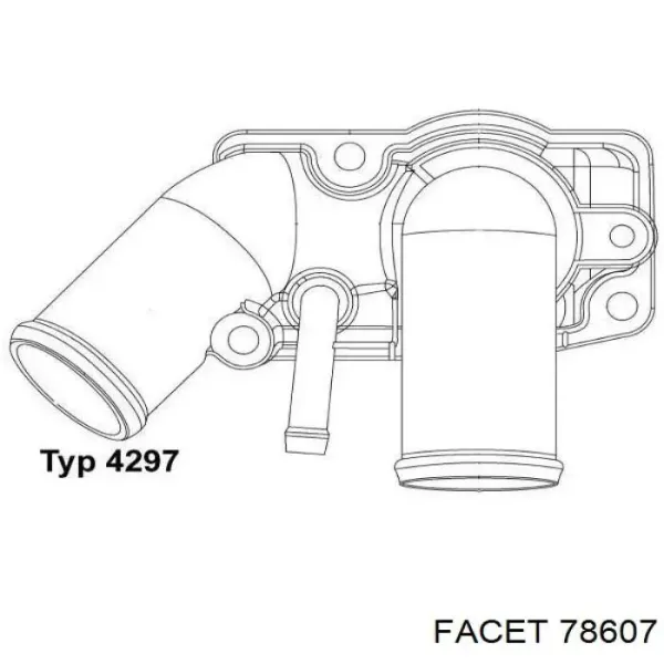 Obudowa termostatu 78607 Facet