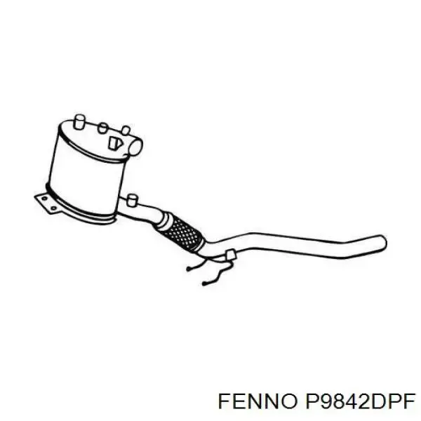 Filtr cząstek stałych układu wydechowego Volkswagen Polo V