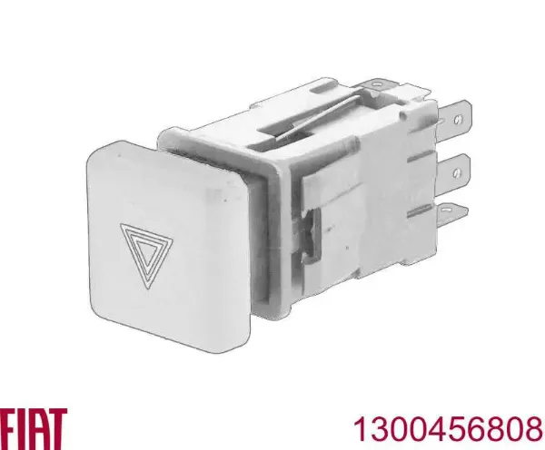 Przycisk włączania światła awaryjnego 1300456808 Fiat/Alfa/Lancia