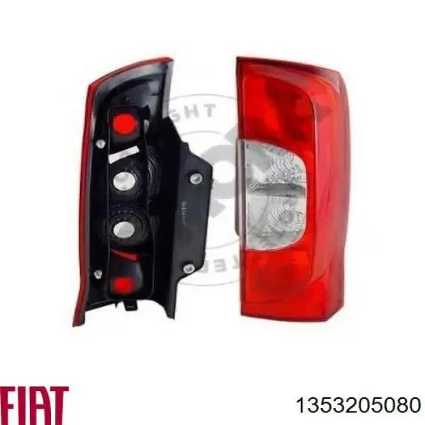 Lampa zespolona tylna prawa 1353205080 Fiat/Alfa/Lancia