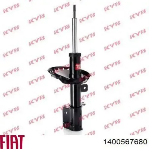 Amortyzator przedni lewy 1400567680 Fiat/Alfa/Lancia