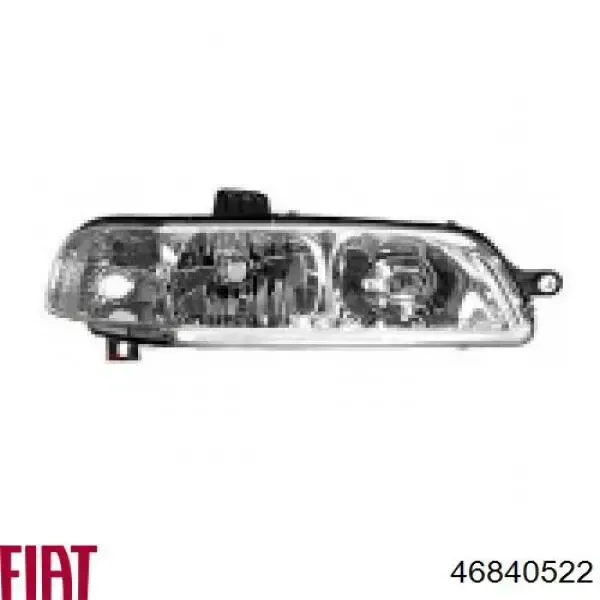 Reflektor lewy 46840522 Fiat/Alfa/Lancia