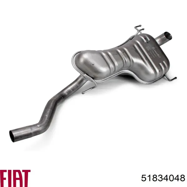 Tłumik, tylna część 51834048 Fiat/Alfa/Lancia