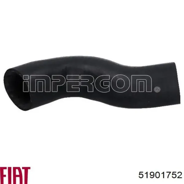 Przewód (króciec) intercoolera 51901752 Fiat/Alfa/Lancia