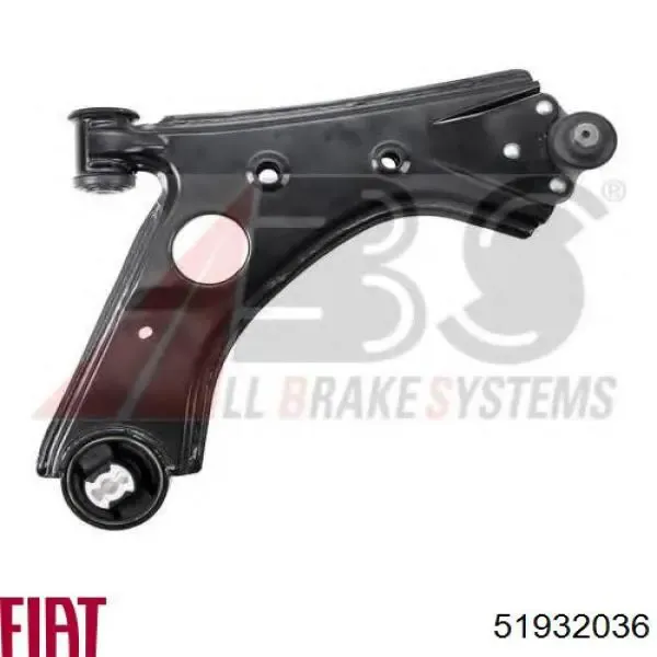 Wahacz zawieszenia przedniego dolny prawy 51932036 Fiat/Alfa/Lancia