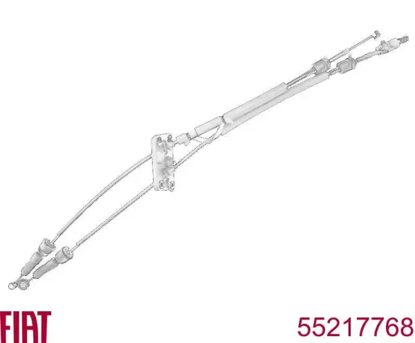 Linka dźwigni zmiany biegów podwójna 55217768 Fiat/Alfa/Lancia