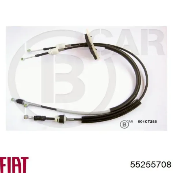 Linka dźwigni zmiany biegów podwójna 55255708 Fiat/Alfa/Lancia