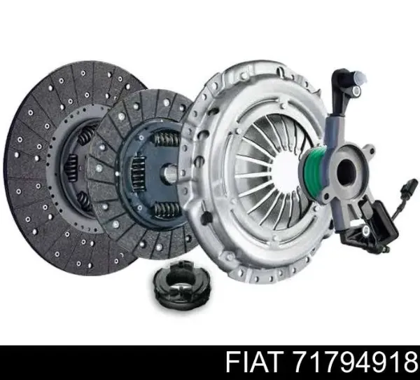 Zestaw sprzęgła (3 części) 71794918 Fiat/Alfa/Lancia