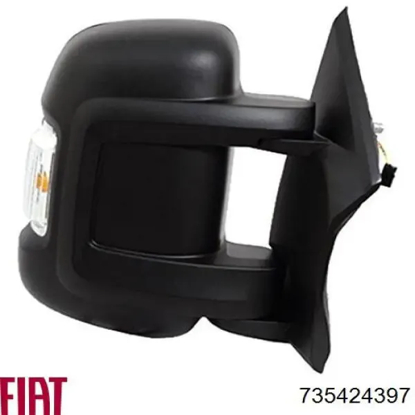 Lusterko wsteczne prawe 735424397 Fiat/Alfa/Lancia