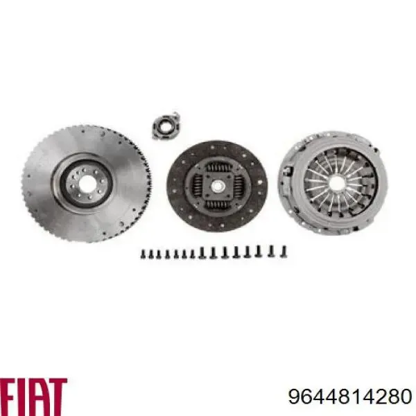 Zestaw sprzęgła (3 części) 9644814280 Fiat/Alfa/Lancia