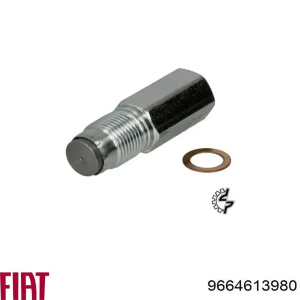 Regulator ciśnienia paliwa w listwie paliwowej 9664613980 Fiat/Alfa/Lancia