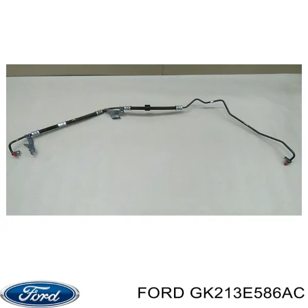Przewód hydraulicznego układu wspomagania wysokiego ciśnienia, od pompy do maglownicy (mechanizmu) GK213E586AC Ford