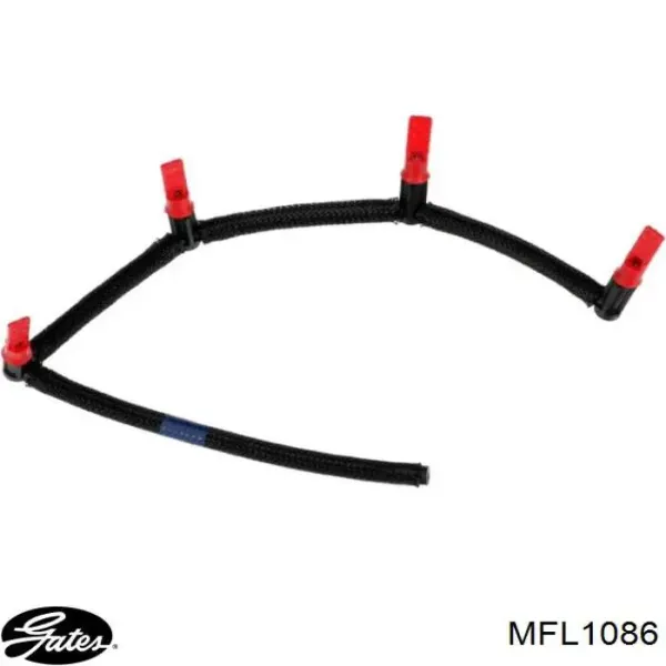 Rurka paliwa, zwrotna od wtryskiwaczy 9660777980 Peugeot/Citroen