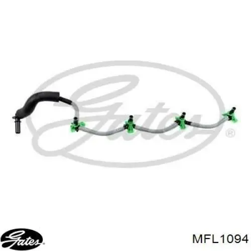 Rurka paliwa, zwrotna od wtryskiwaczy 9676290580 Fiat/Alfa/Lancia