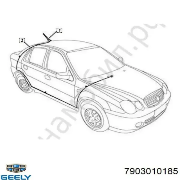 Antena Geely CK I