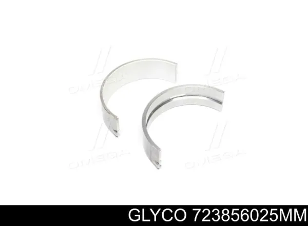 Panewki główne wału korbowego, zestaw, 1. naprawa (+0,25) 723856025MM Glyco