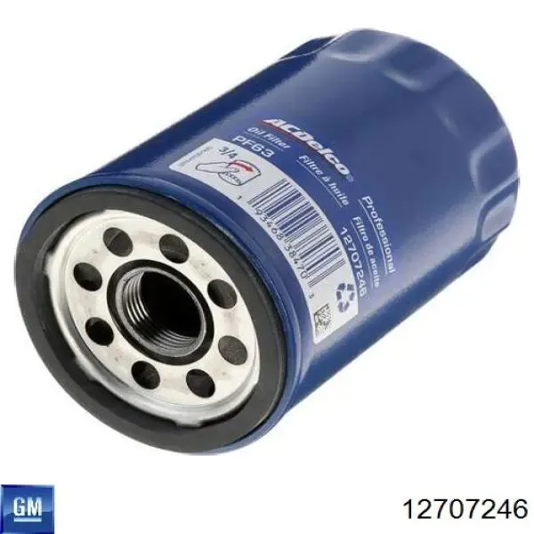 Filtr oleju 12707246 General Motors