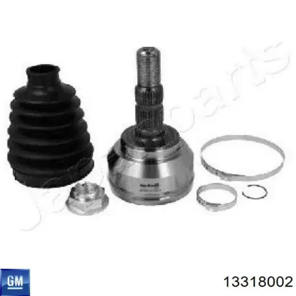 Osłona przegubu homokinetycznego półosi przedniej zewnętrzna 13318002 General Motors