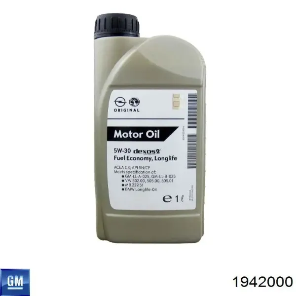 Olej do silnika General Motors 1942000 cena, od