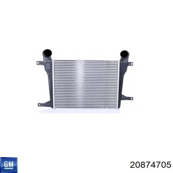 Chłodnica intercoolera 20874705 General Motors