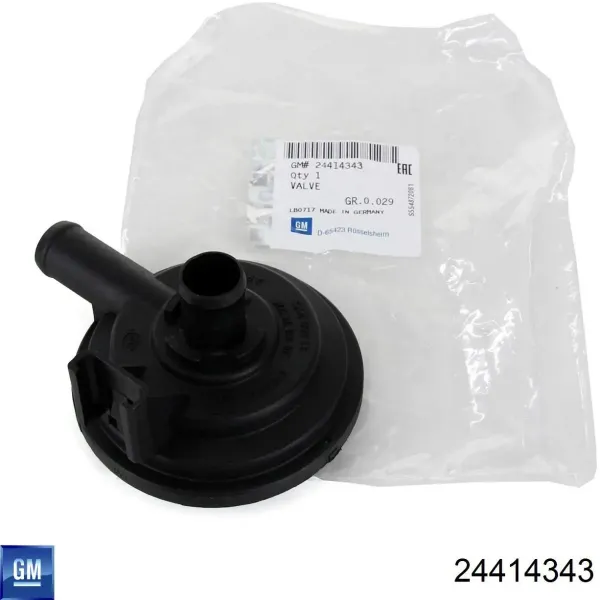Zawór PCV odpowietrzający silnik 24414343 General Motors